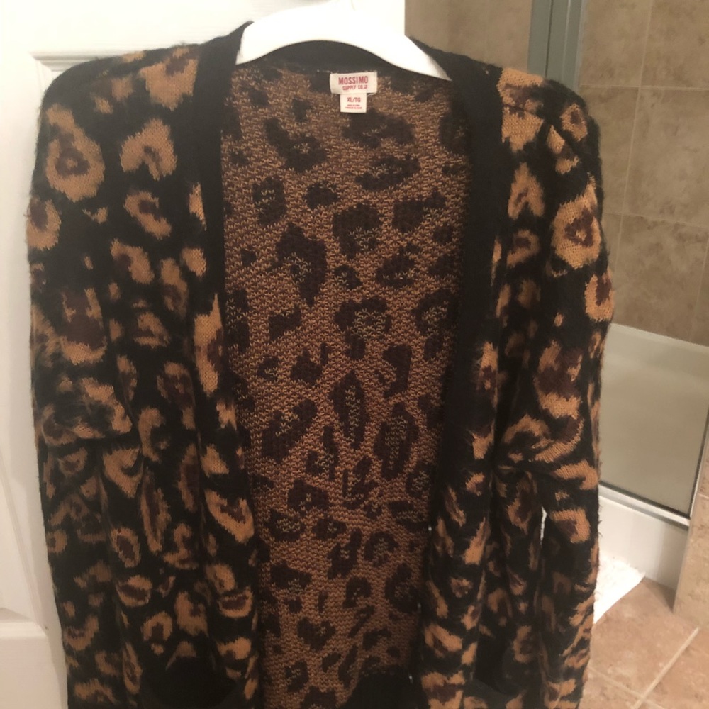 Leopard print sweater